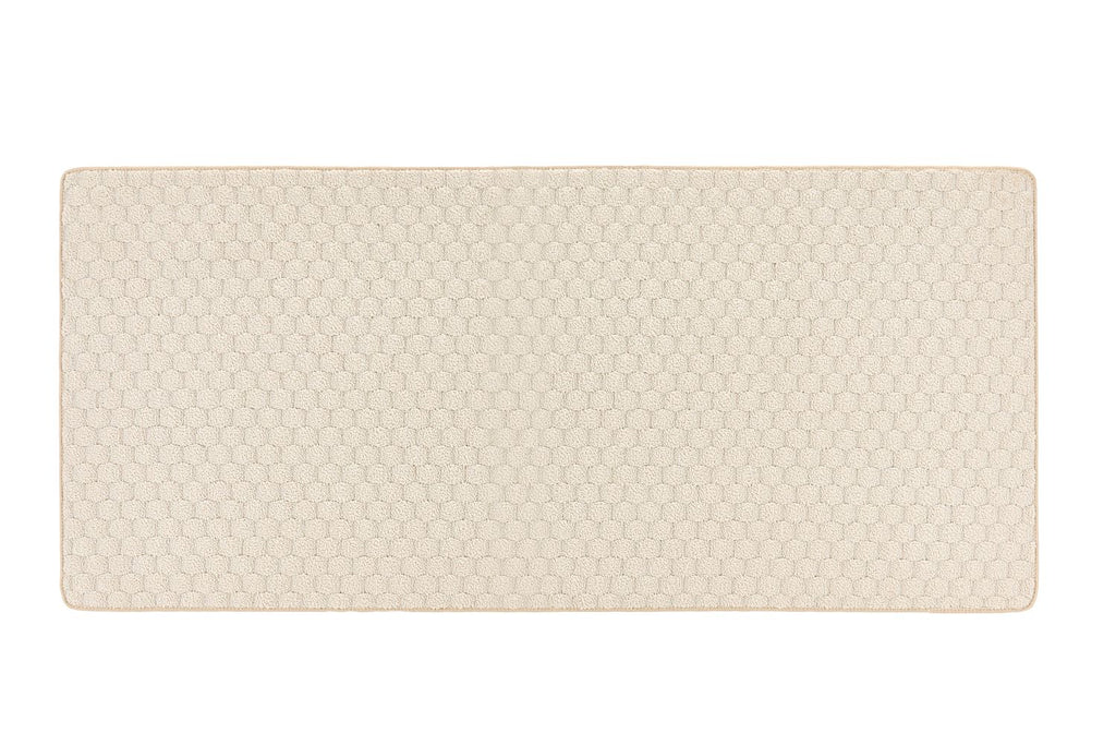 My Sculptured Collection - Textured - Honeycomb- Ivory -  Washable-  Phoenox Rug