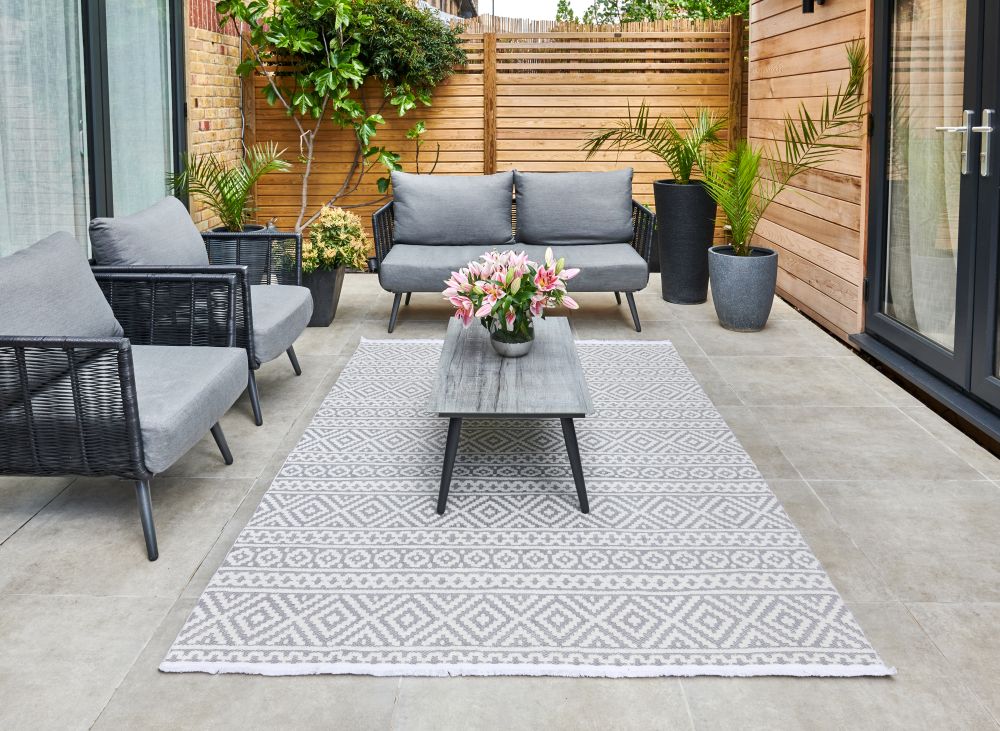 Jazz - Indoor / Outdoor - JAZ04 - Silver  -  Rama (Concept Looms)