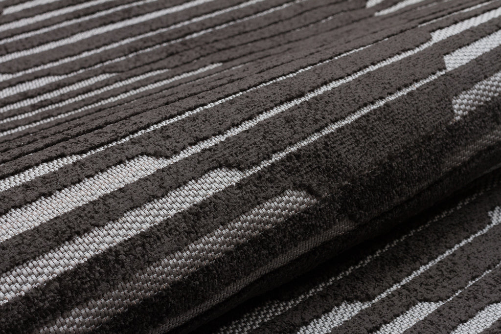 Jazz - Indoor / Outdoor - JAZ09 - Grey / Black -  Rama (Concept Looms)