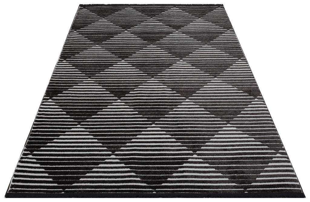 Jazz - Indoor / Outdoor - JAZ09 - Grey / Black -  Rama (Concept Looms)