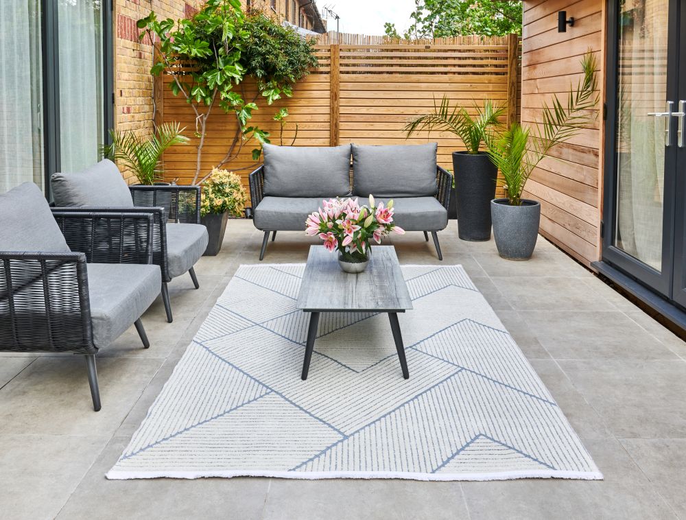 Jazz - Indoor / Outdoor - JAZ13 - Blue-   Rama (Concept Looms)