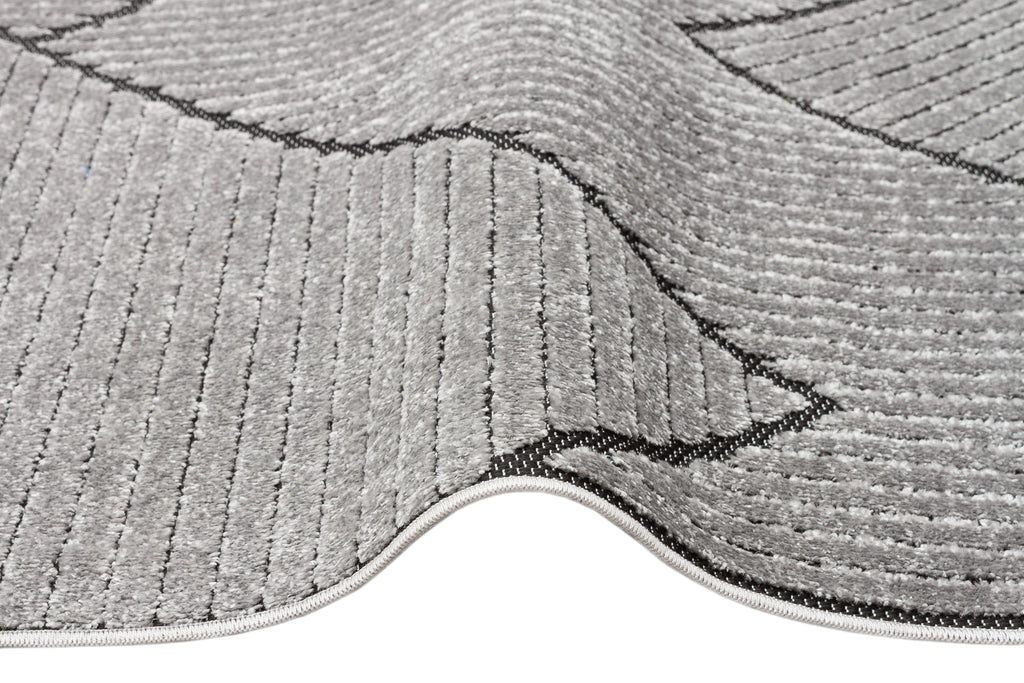 Jazz - Indoor / Outdoor - JAZ16 - Grey / Black  -   Rama (Concept Looms)