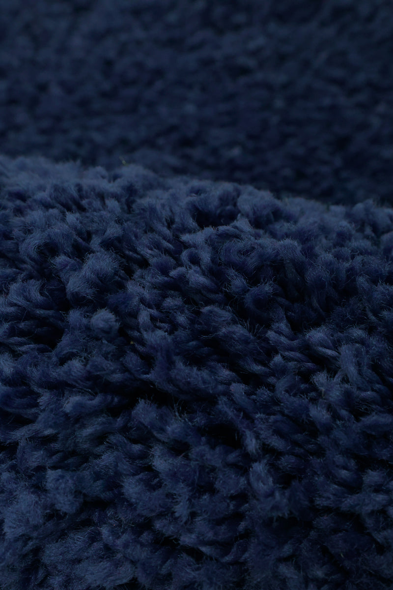 Jazz - Shaggy- Navy-  Melrose Interiors