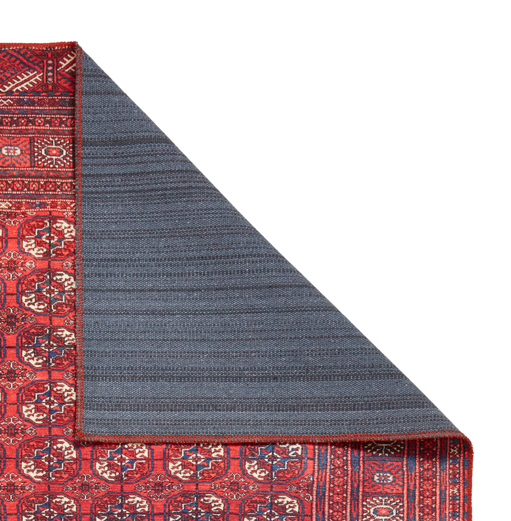 Kashmar Washable - Traditional - 2018- Red - Think Rugs