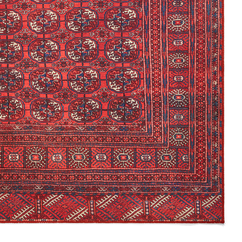 Kashmar Washable - Traditional - 2018- Red - Think Rugs
