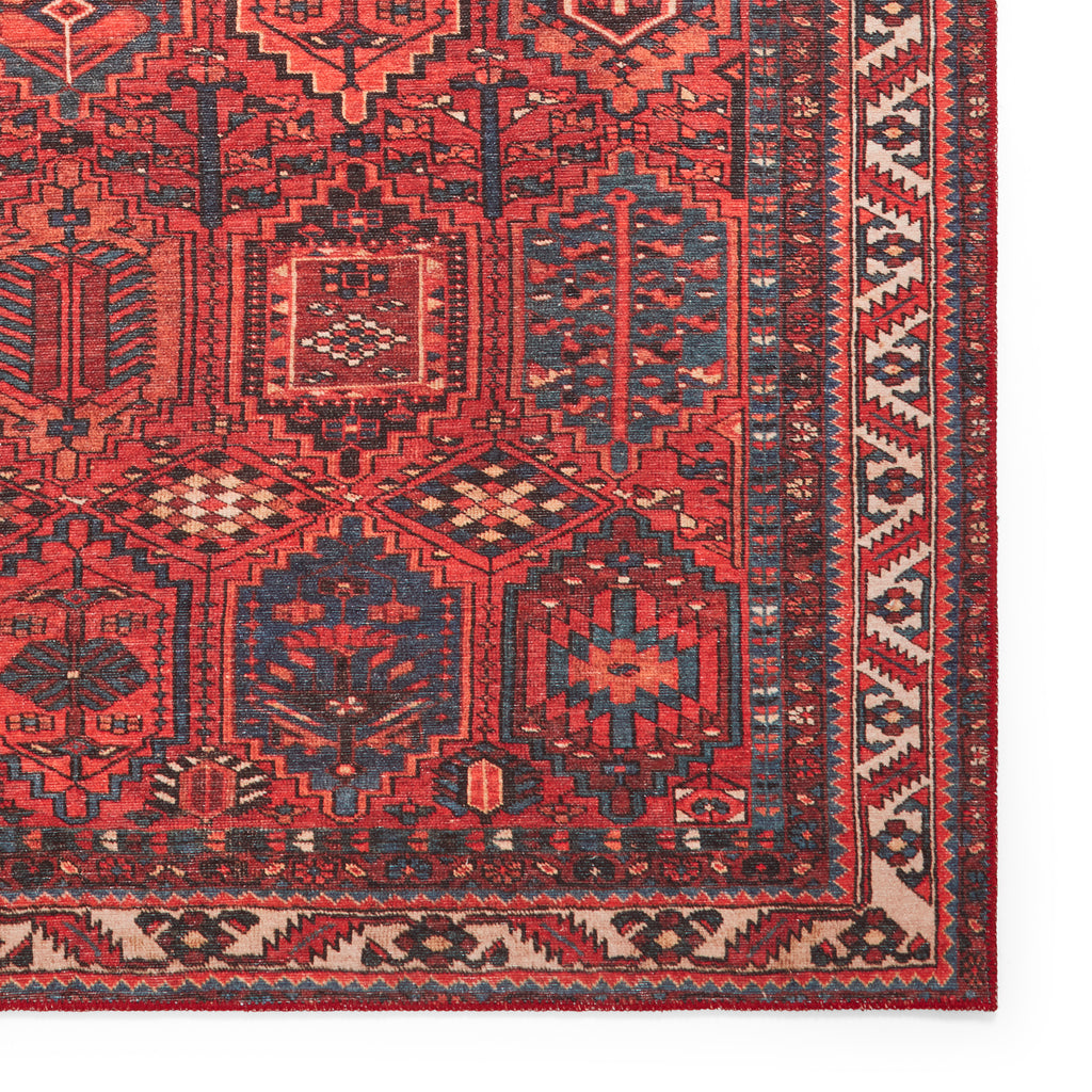 Kashmar Washable - Traditional - 2022- Red - Think Rugs