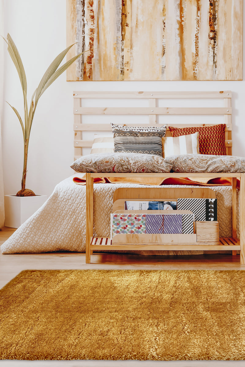 Lagom -Shaggy - Ochre - Melrose Interiors