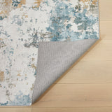 Liberty -Modern - Washable -  LIB104 Aqua -  (Concept Looms)