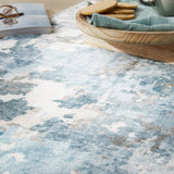 Liberty -Modern - Washable -  LIB104 Aqua -  (Concept Looms)