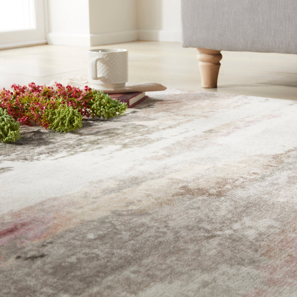 Liberty -Modern - Washable -  LIB111 Beige-  (Concept Looms)