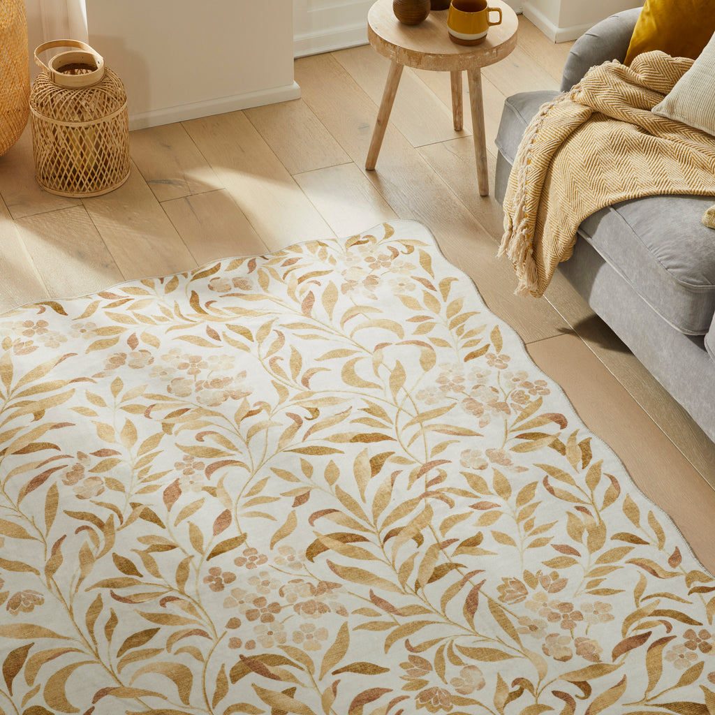 Liberty -Floral - Washable -  LIB302 IVGLD (Concept Looms)