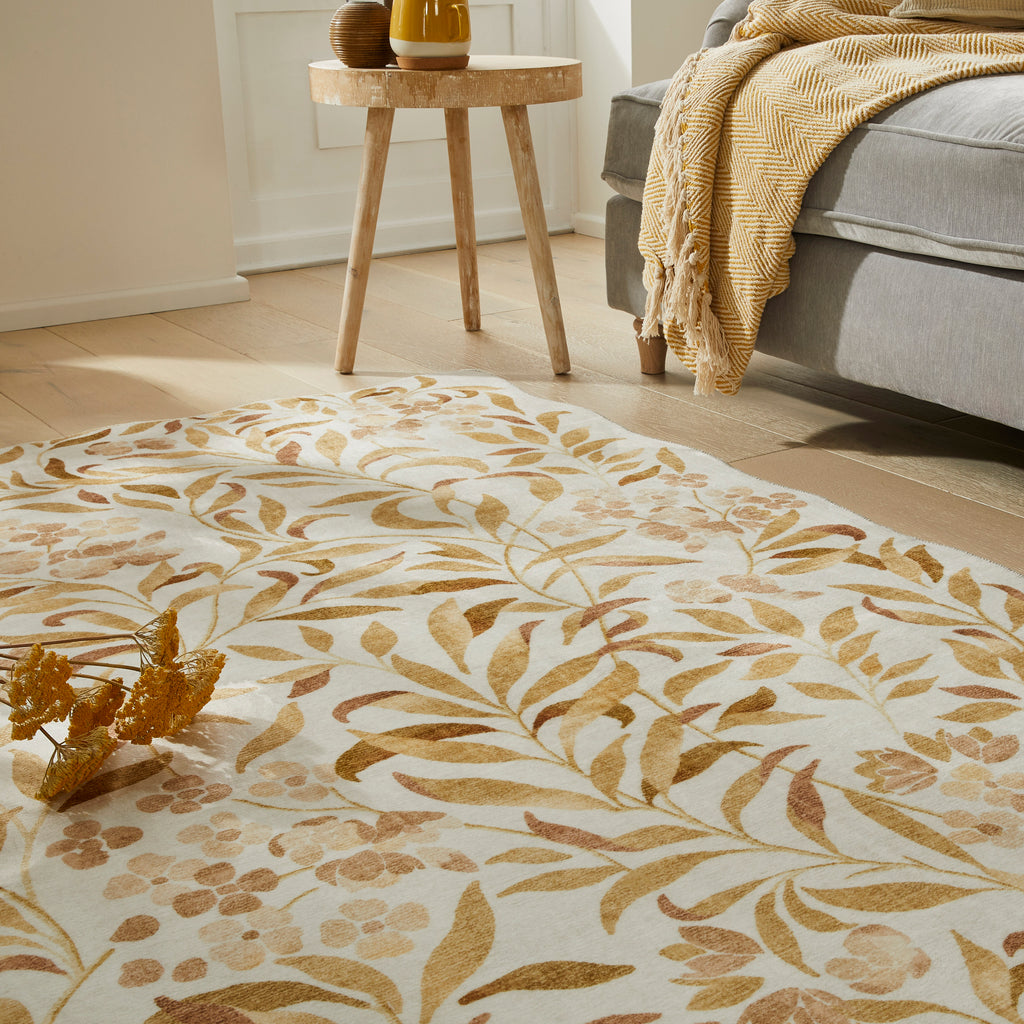 Liberty -Floral - Washable -  LIB302 IVGLD (Concept Looms)