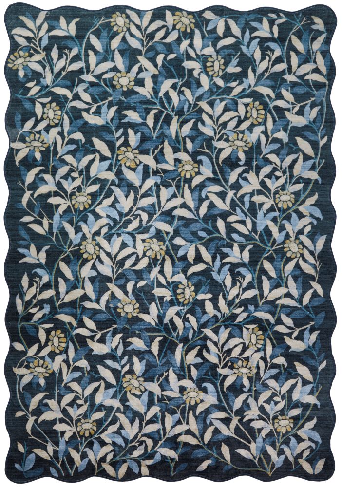 Liberty -Floral - Washable -  LIB306 NAVY (Concept Looms)