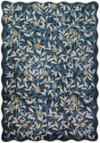Liberty -Floral - Washable -  LIB306 NAVY (Concept Looms)