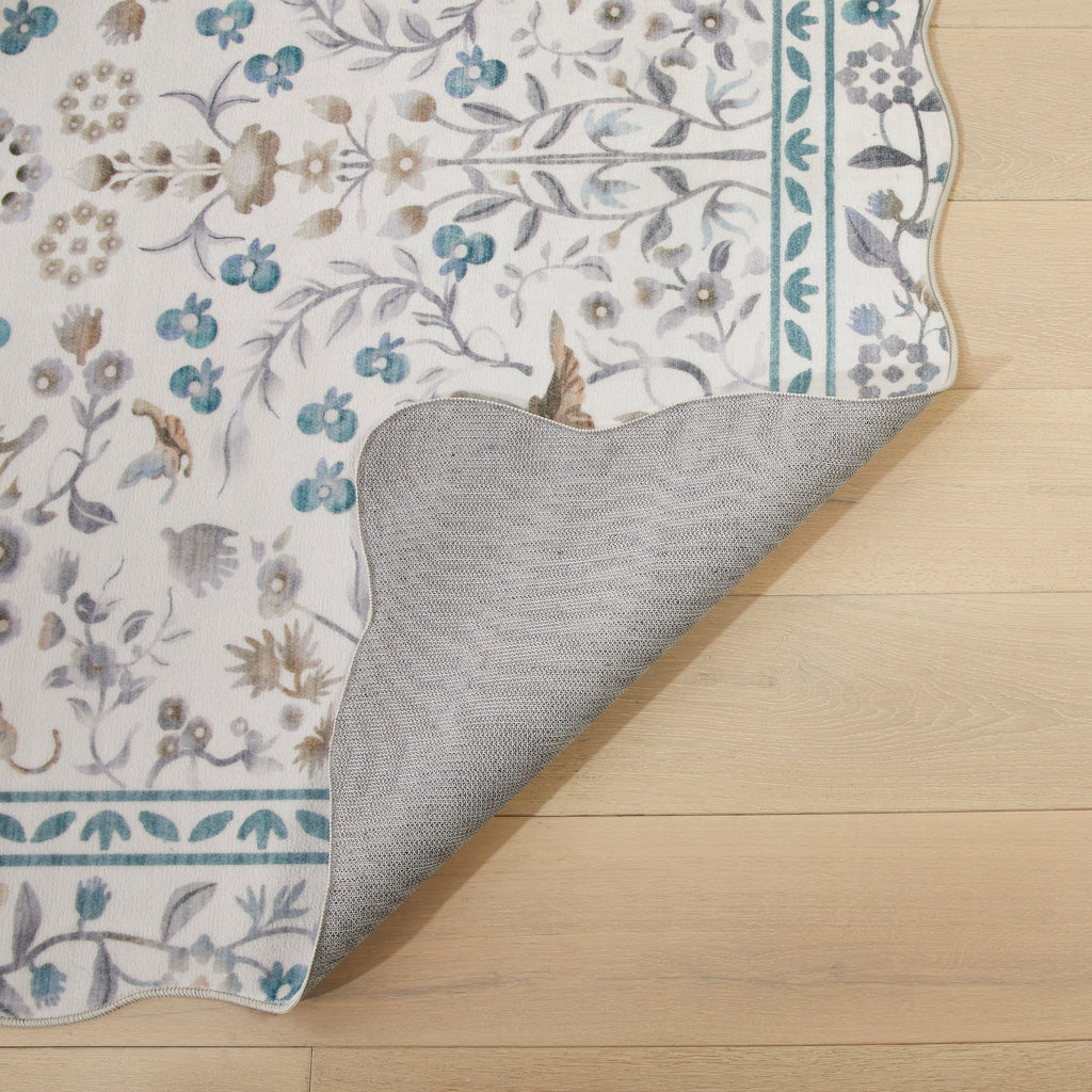 Liberty -Floral - Washable -  LIB308 IVORY (Concept Looms)