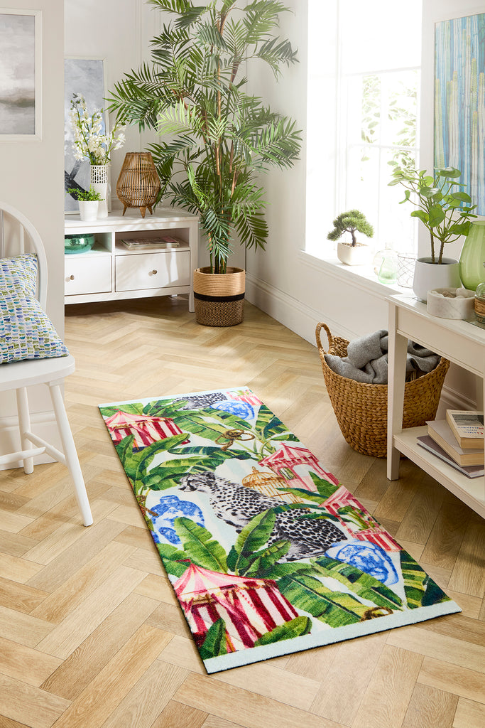 My Studio Collection - Lux Leopard - Multi-   Washable-  Phoenox Rug