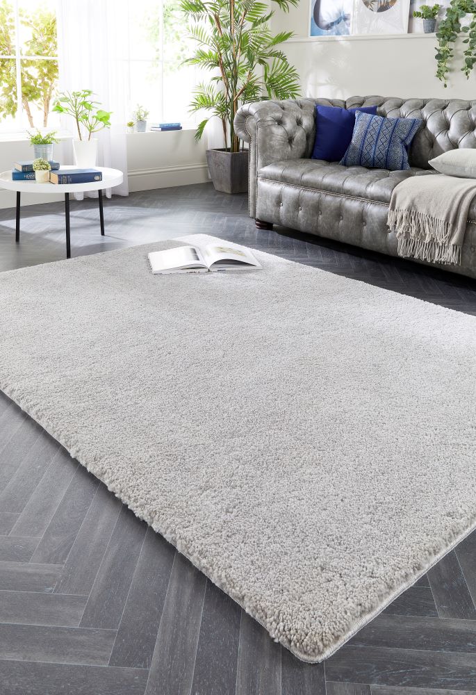 My Lux - SIlver - Washable-  Phoenox Rugs