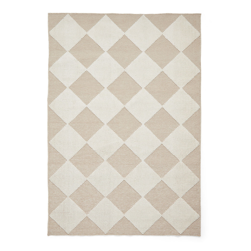 Lyna - Washable - Beige / White - J0529