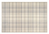 Plaid Neutral -  Modern Contemporary- Washable - Hug Rug - Pheonox Rugs