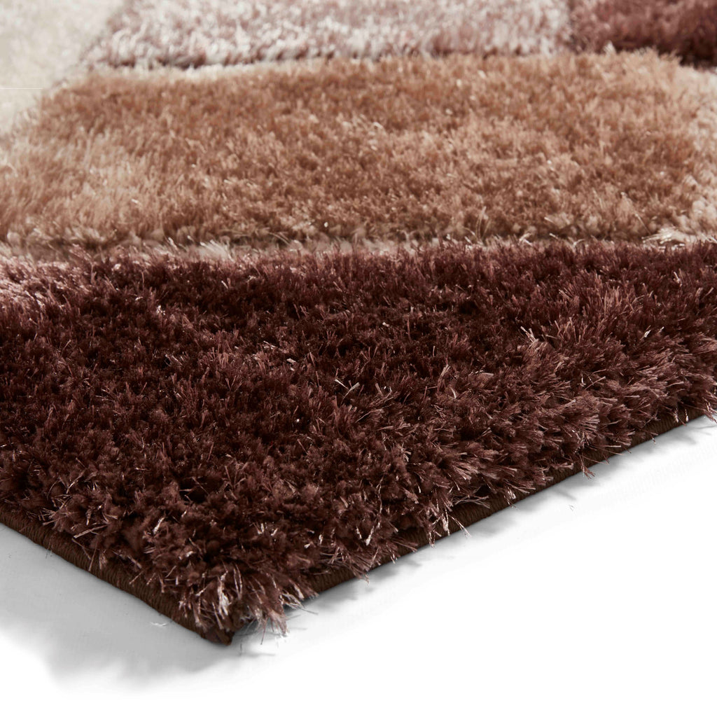 Olympia - 3d shaggy - Beige / Brown - 2239