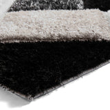 Olympia - 3d shaggy - Black / White  - 2239