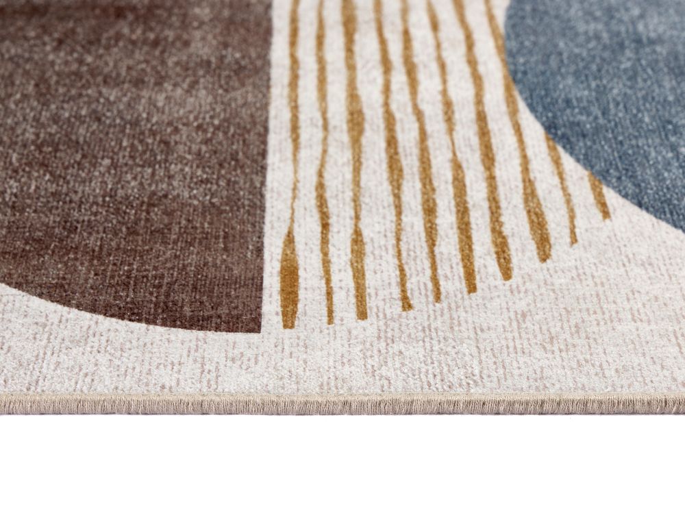 Oval Eclipse -  Modern Contemporary- Washable - Hug Rug - Pheonox Rugs