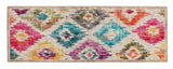 Painted Ikat- Modern Contemporary- Washable - Hug Rug - Pheonox Rugs
