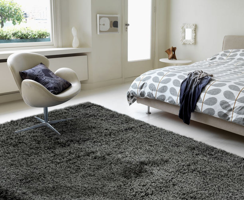 Payton - Shaggy - Charcoal -  Asiatic London