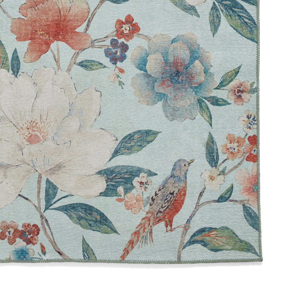 Pippa - Floral Birds - Blue - Catherine Lansfield - Think Rugs