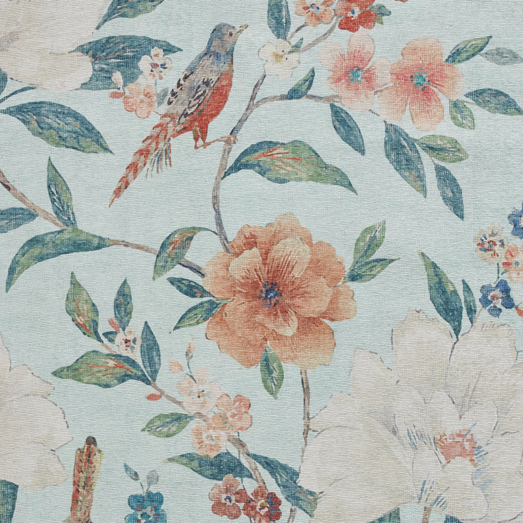 Pippa - Floral Birds - Blue - Catherine Lansfield - Think Rugs