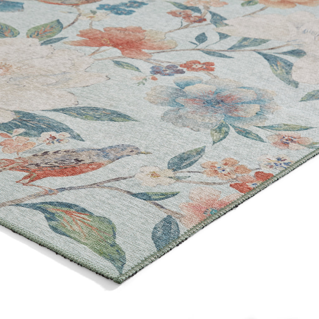 Pippa - Floral Birds - Blue - Catherine Lansfield - Think Rugs