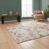 Pippa - Floral Birds - Natural - Catherine Lansfield - Think Rugs