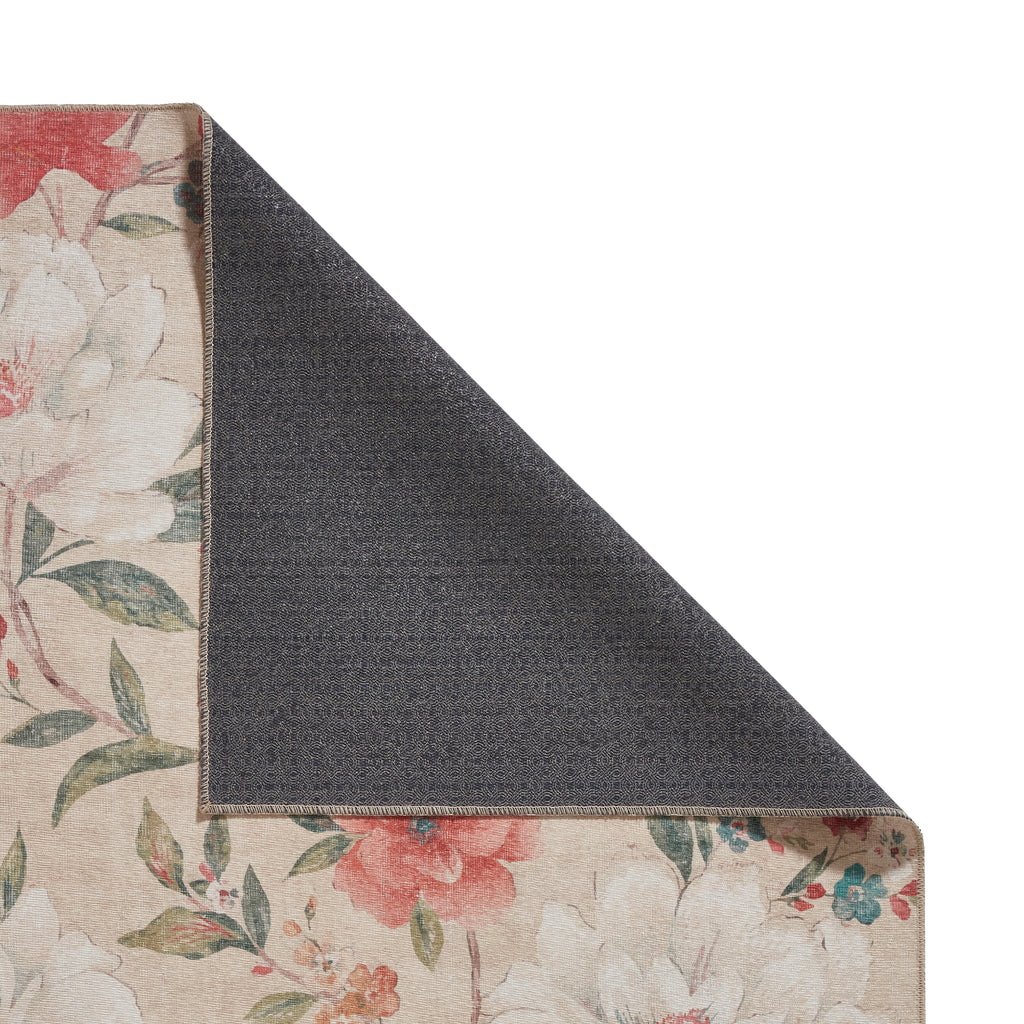 Pippa - Floral Birds - Natural - Catherine Lansfield - Think Rugs