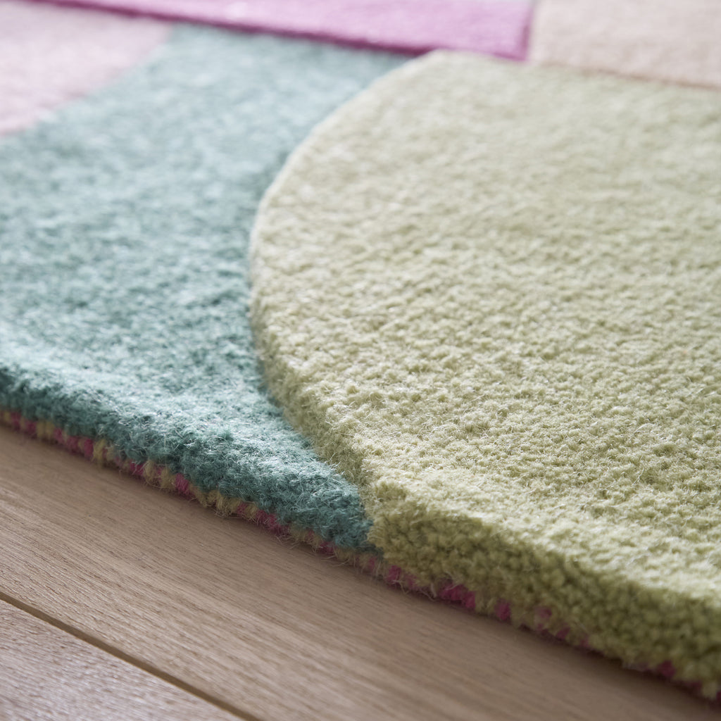 Retro Deco - Pink - Phoenox Rugs