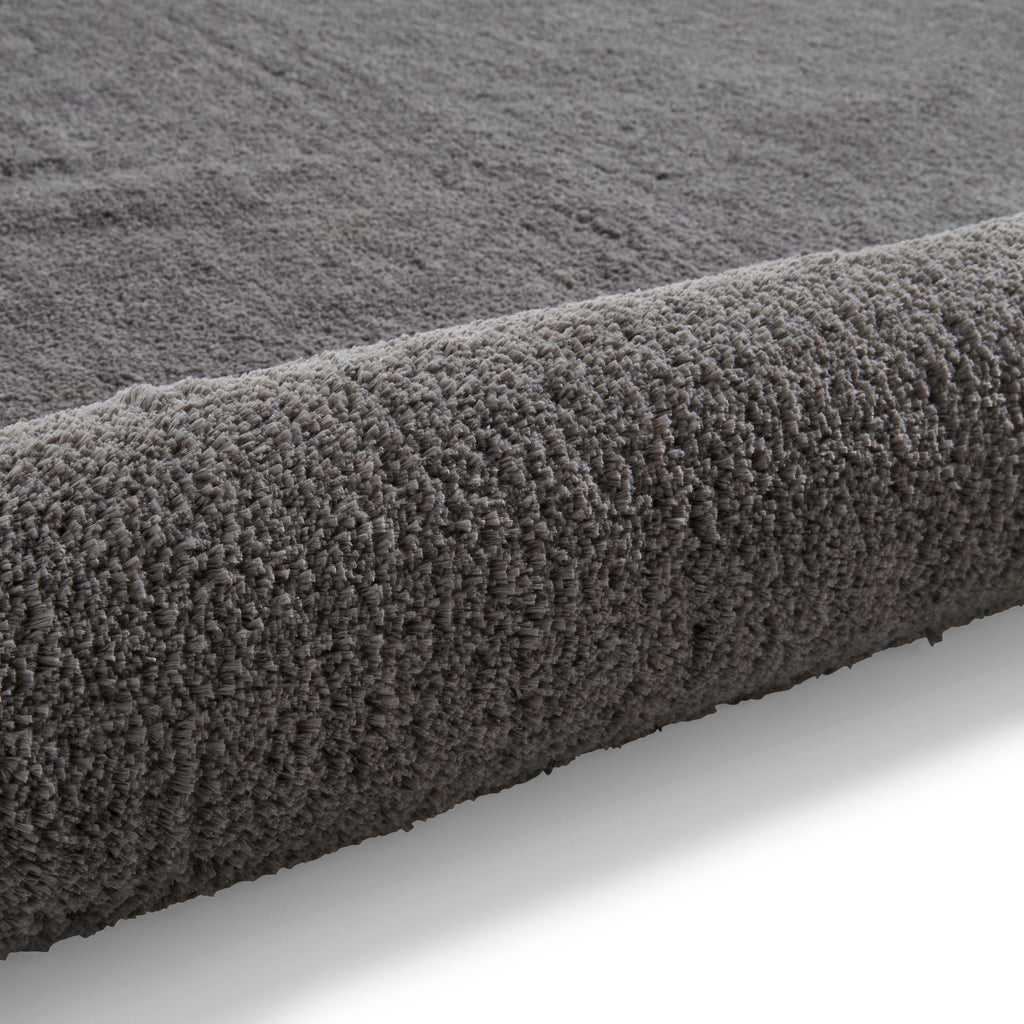 Riviera - Shaggy - B483 - Grey - Think Rugs