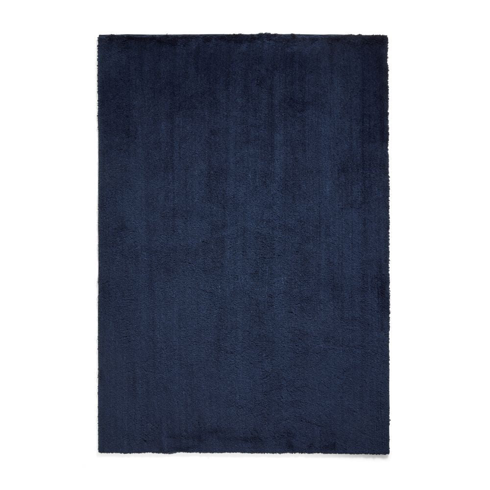 Riviera - Shaggy - B483 - Navy - Think Rugs