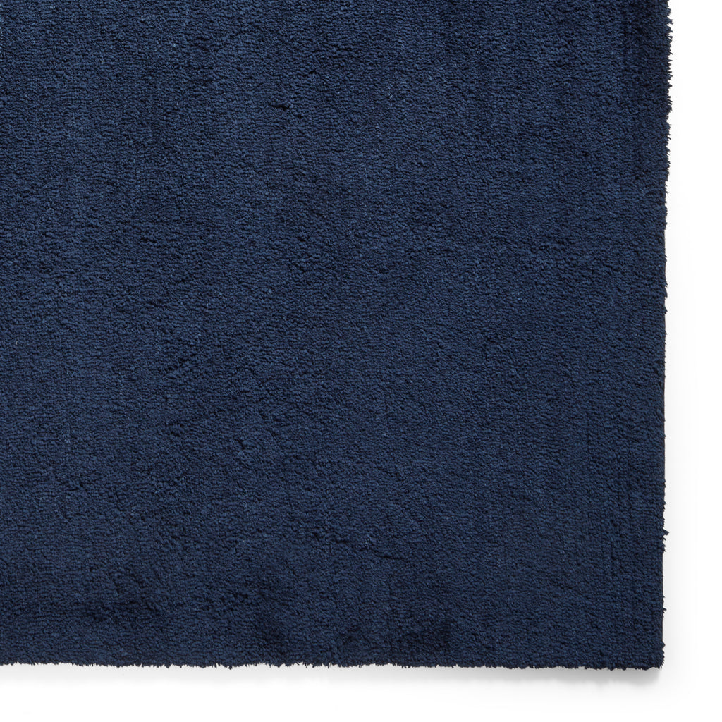 Riviera - Shaggy - B483 - Navy - Think Rugs