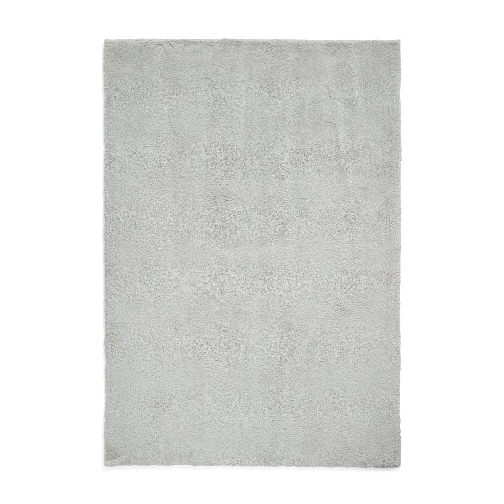 Riviera - Shaggy - B483 - Silver - Think Rugs