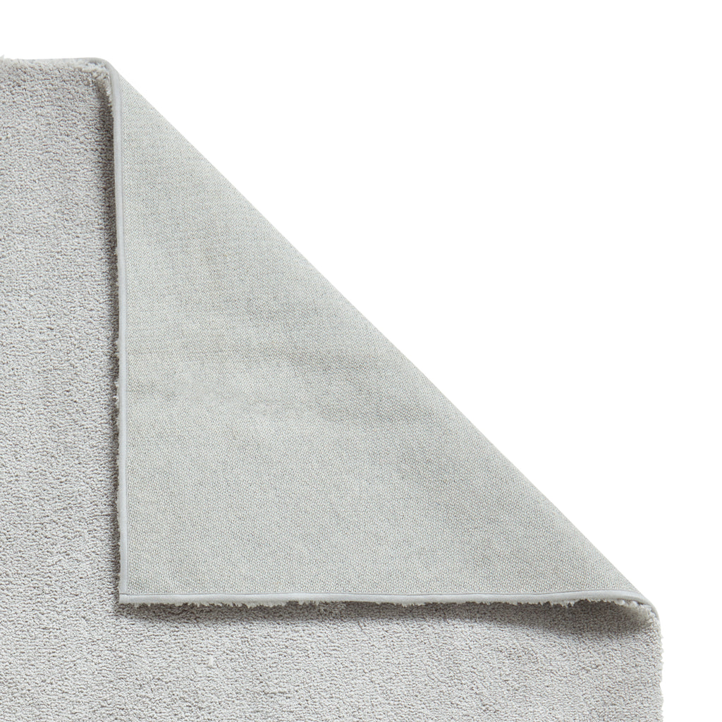 Riviera - Shaggy - B483 - Silver - Think Rugs