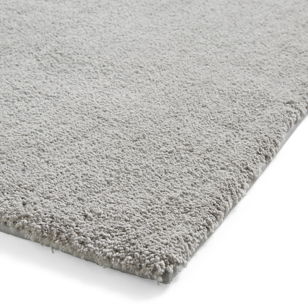 Riviera - Shaggy - B483 - Silver - Think Rugs