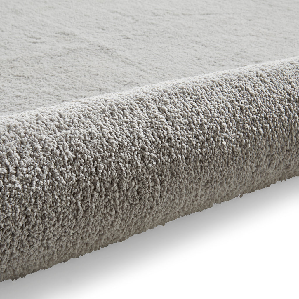 Riviera - Shaggy - B483 - Silver - Think Rugs