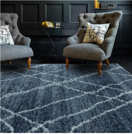 Alto - Shaggy - ALO1- Blue and Cream -  Asiatic London