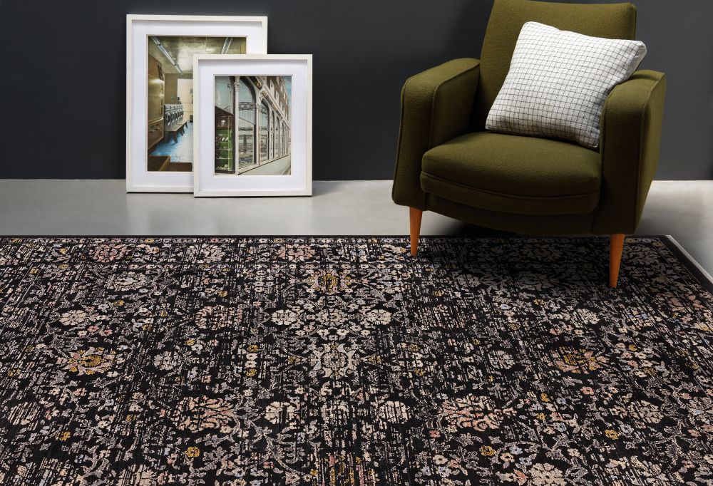 Sovereign - 01 - Black Vintage Floral-   Asiatic London