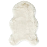 Super Teddy - Faux Sheepskin - Plain Shaggy - Ivory
