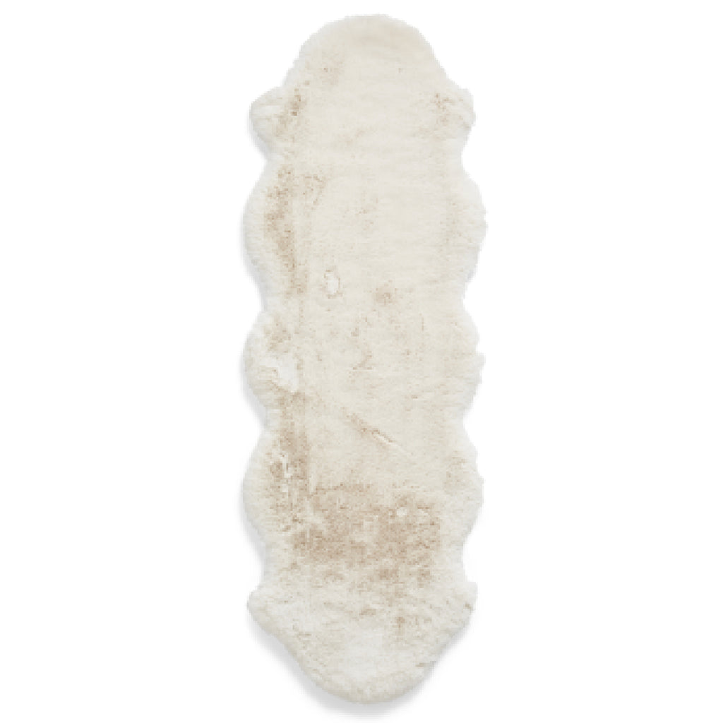 Super Teddy - Faux Sheepskin - Plain Shaggy - Ivory