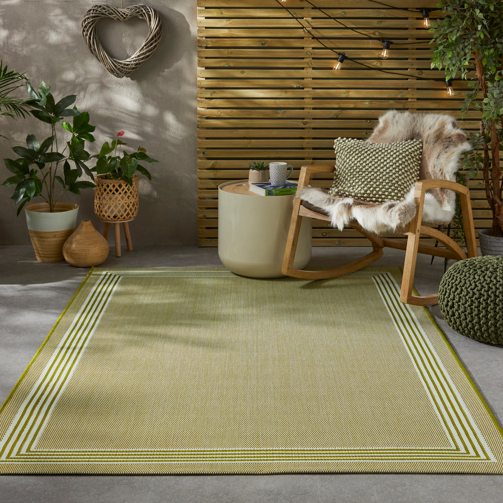 Terrazzo - TRZ02- Green- Indoor / Outdoor -    Rama (Concept Looms)