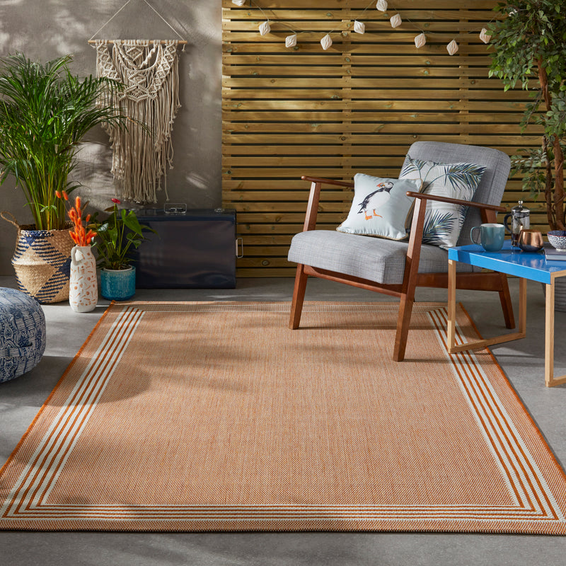 Terrazzo - TRZ02- Orange - Indoor / Outdoor -    Rama (Concept Looms)