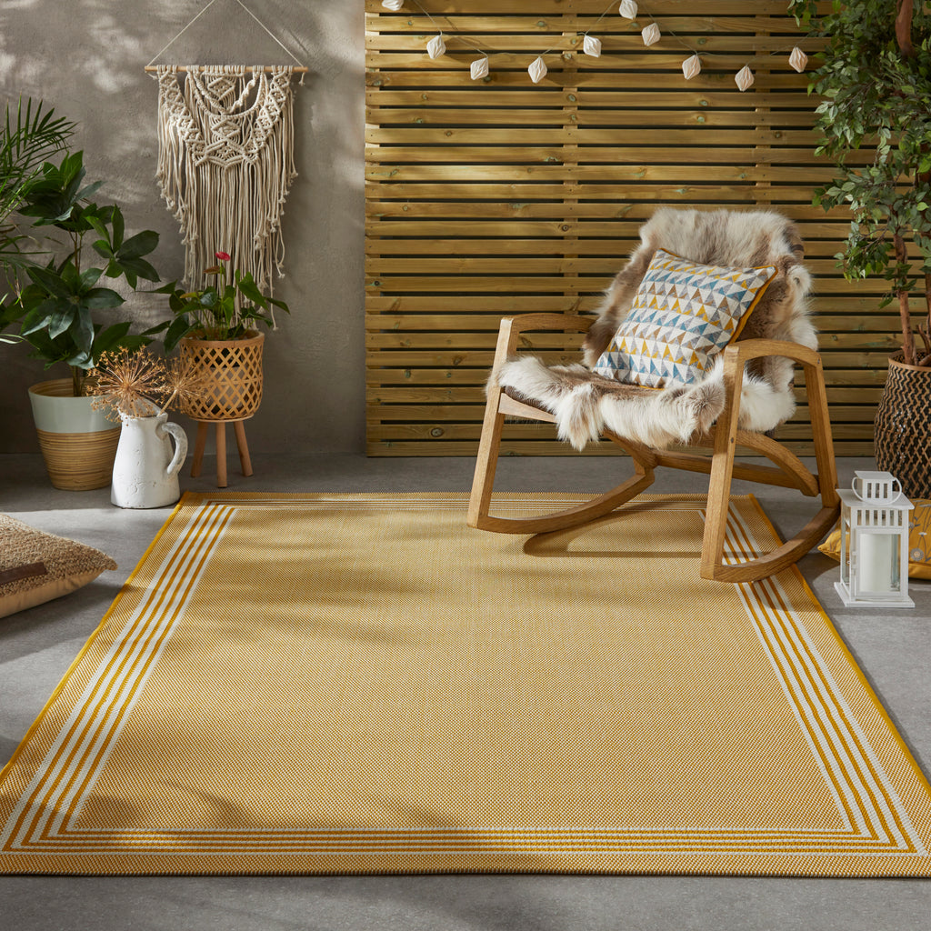 Terrazzo - TRZ02- Yellow - Indoor / Outdoor -    Rama (Concept Looms)
