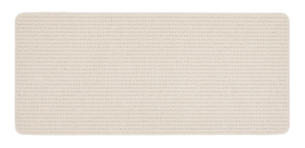 My Sculptured Collection - Textured - Waffle- Ivory -  Washable-  Phoenox Rugs