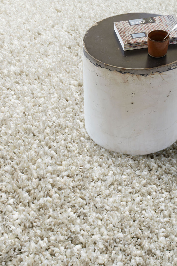 Twilight Shaggy -  039-0001 2211 - White Linen-  Rugs and Runners- CIRCLES/SQUARES AVAILABLE- MC